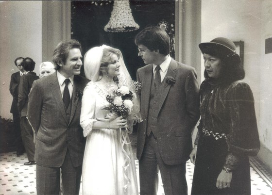 Annas Second Wedding To Ian. Her father, Colin and his wife, Dotty in attendance.