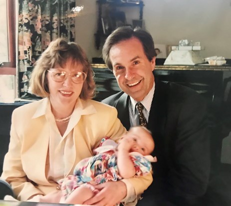 Jessica and Jerry with granddaughter Isabelle born 1993