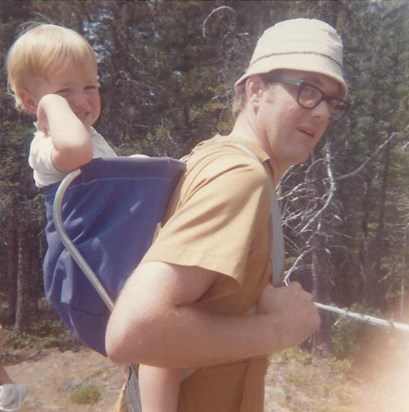 Collin, Robert Hiking Near Mt Hood 1973