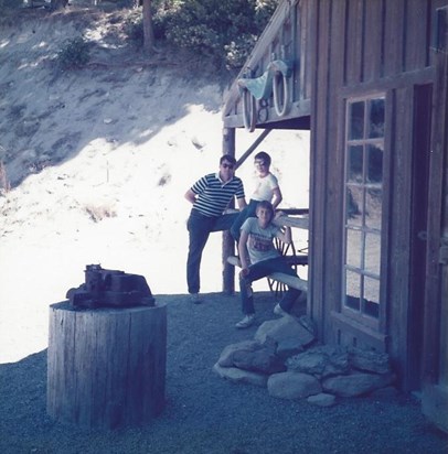 Robert, Brad, Collin Ponderosa Ranch August 1984