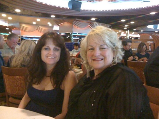 Sonya and Sheila out to dinner
