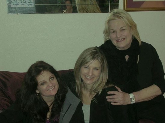 Sonya, Michelle, and Sheila visiting Wa. Look at those beautiful smiles.