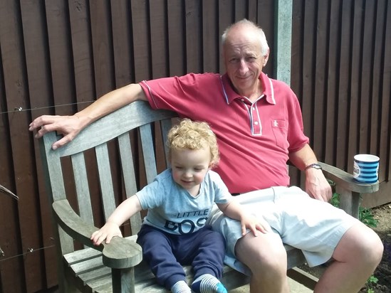 Nick with grandson Ethan