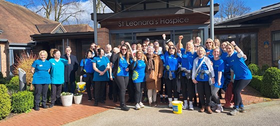 Team VG - 100,000 steps in 24 hrs.  The target hit £20k to secure the first bed as they reached St Leonard's Hospice! Amazing!!!