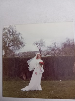 Looking Beautiful at her Wedding