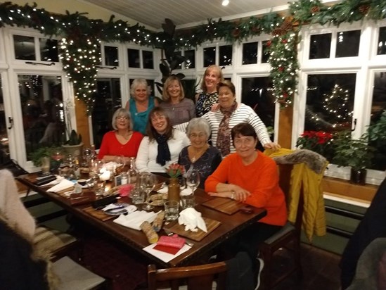 The girls from Adoption UK enjoying one of their many meals out!