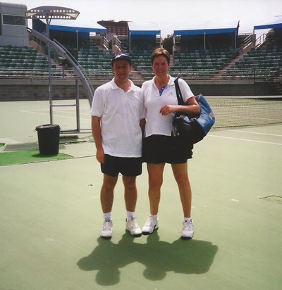 Playing at Melbourne Park, Australian Open 1999