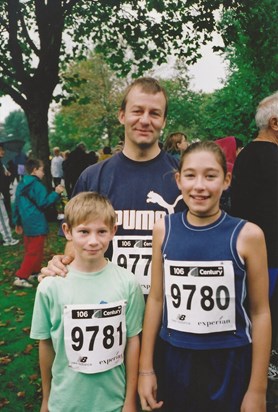 The first family run - Robin Hood Fun Run 2001