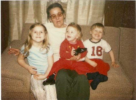 Granny and me,brother,and Sister
