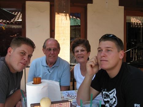 Grandson Rick, Dad, Mom, and Grandson Jeff