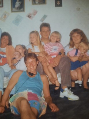 Old times with the family.