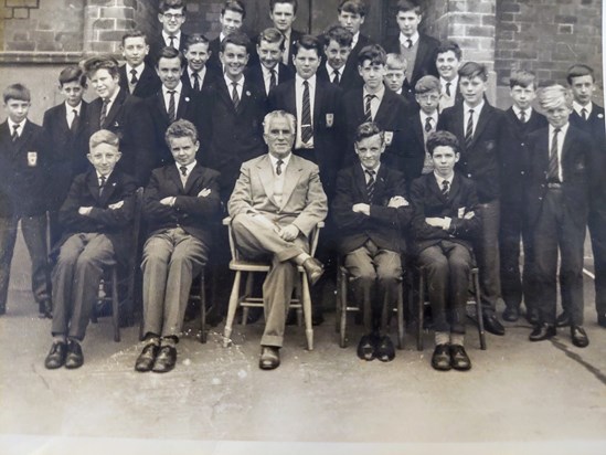 Priory Road Boys School -  can you spot Mike ?