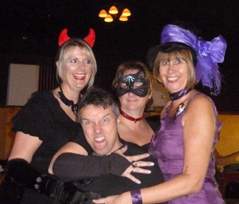 Gaz and Wendy cheeky cousins together with Jo and Tina Want2Dance Halloween