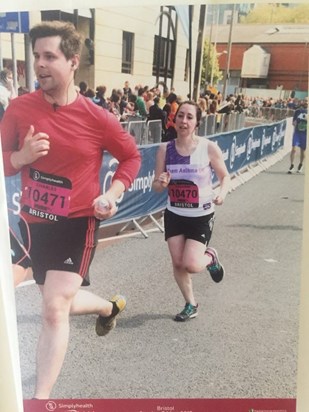 Cathys 10K Bristol run raised £389 for Asthma UK on Catherine's Page