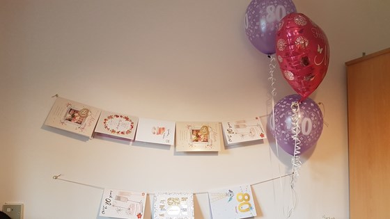 Balloons and some cards