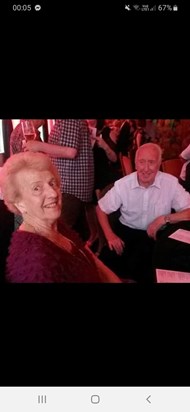 Mum and Dad at a triple celebration at Orsett Hall for Patsy, Mark and Lily -rose. Great Night