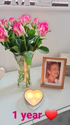 To you Mum one year on.... love and miss you 🥰
