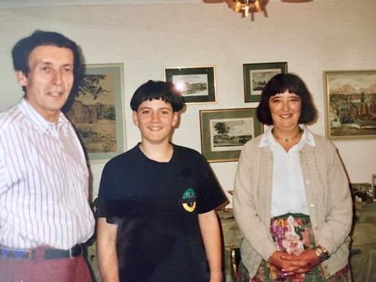 With Patrick Johnstone at Halswell - 1992
