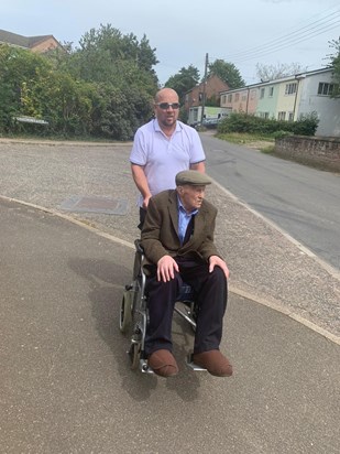 Dad and I heading to Thursday market 