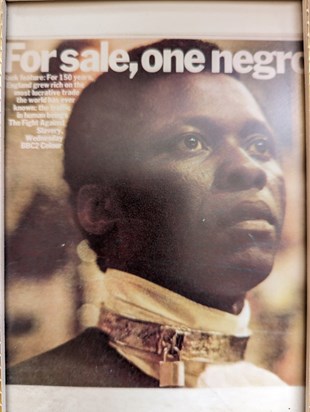 Willie Jonah in a poster for his film