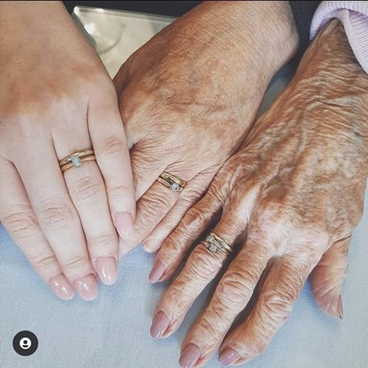 Mum, Esther and me - three generations with similar tastes