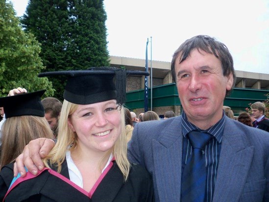 Graduation with Dad