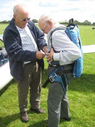 Dad's gliding lesson for his 75th Birthday