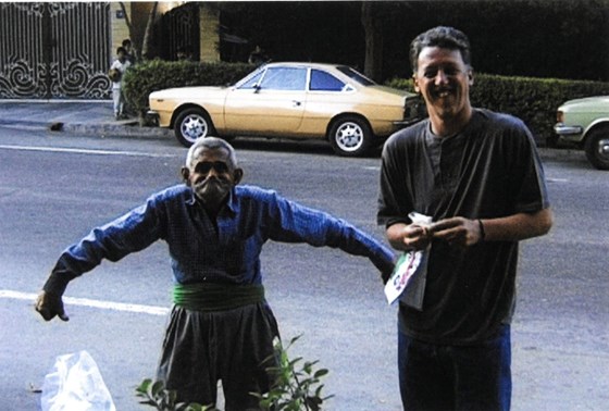 Andy and his No 1 fan in Tehran