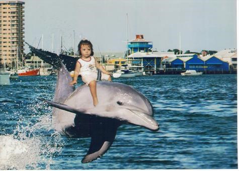 Grace with Dolphin ha