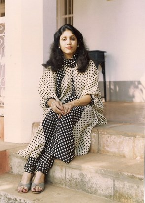 Looking resplendent in Matheran, late 1980's
