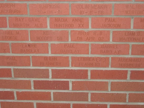 Three Generations of Barclay Bricks in the Stadium of Light