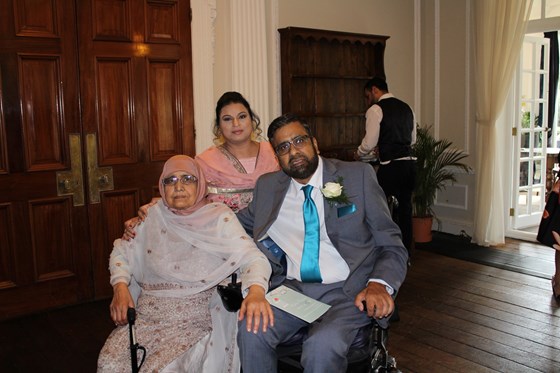 Beautiful picture from Zainab's wedding 
