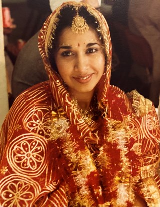 Mohni on her Wedding day