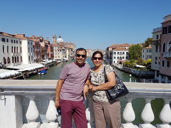 Mum and Dad in Venice