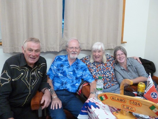 Ian, Terry, Jackie and Lynn July 2019