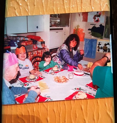 Grampy, Melanie ,Marie and mum 