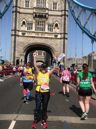 Mary London Marathon 2018