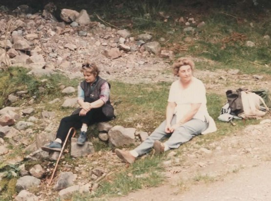 Mum with sister-in-law Joyce