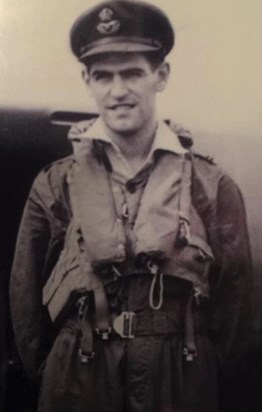 Derek while serving in the RAF