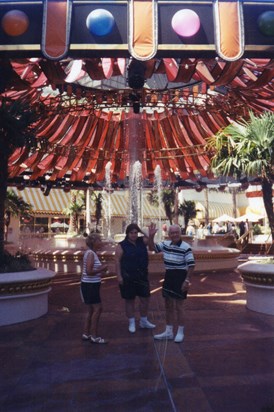 marie, mom, and grandpa in Vegas, 1995