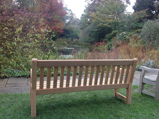 Memorial Bench a Kew Gardens ,your favorite place