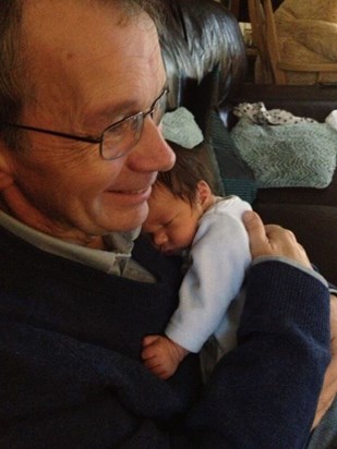 Henry with Grandad