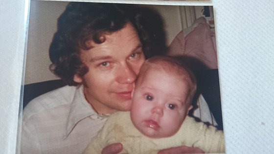 Baby jayne with daddy