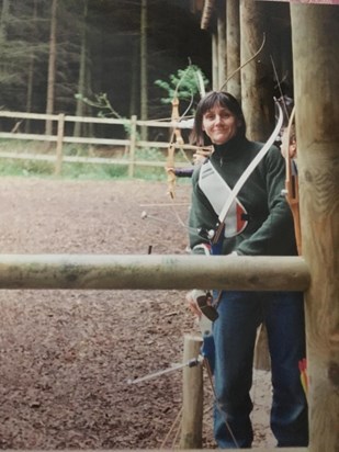 One of her first times shooting at Centre Parcs
