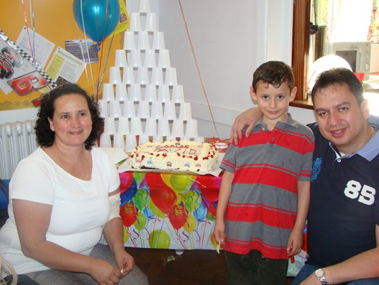 Albita in Carlos 6th birthday party