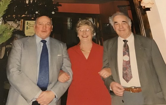 Mac, Sylvia & Roy at Birthday Celebration