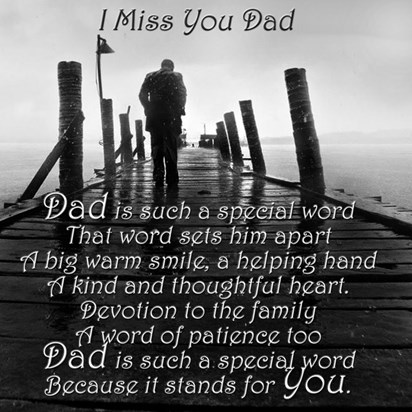 I-miss-you-Dad-my second christmas without you : (   xxx