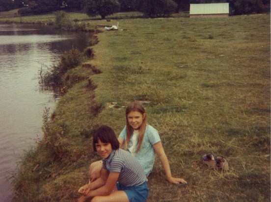 Andy & Tracey fishing