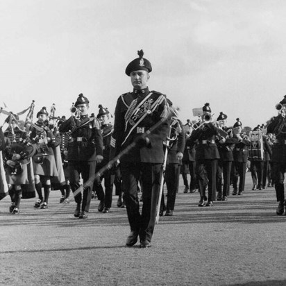 Drum Major Joseph Adlington BEM