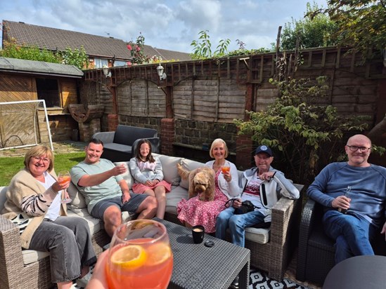 BBQ at Mat and Katie’s. Such happy memories of times shared all together as a family. 